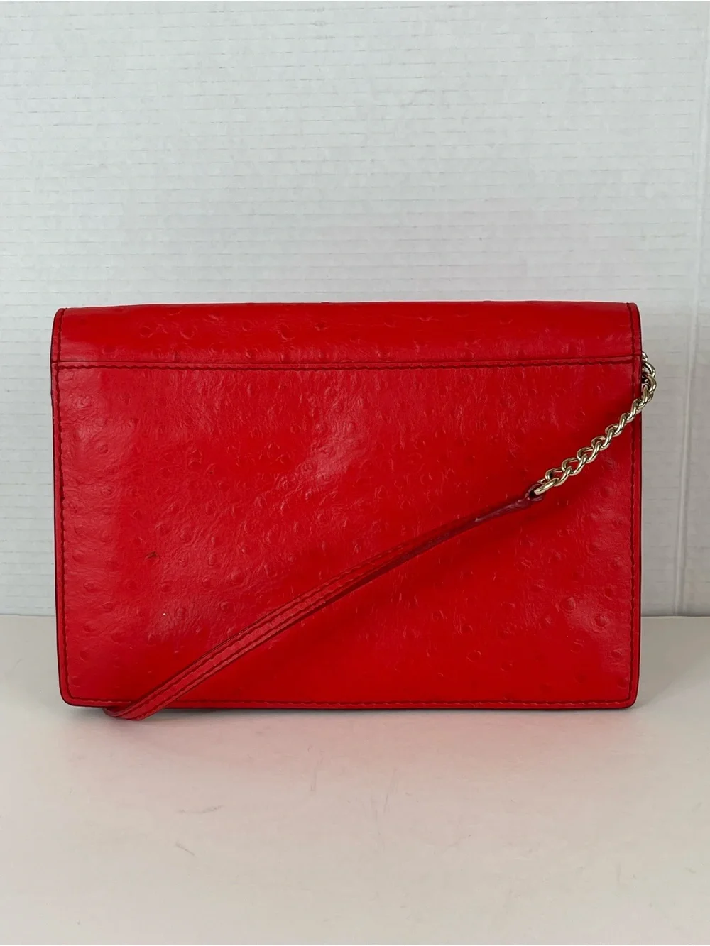 kate spade Red Textured Leather Crossbody Shoulder Bag